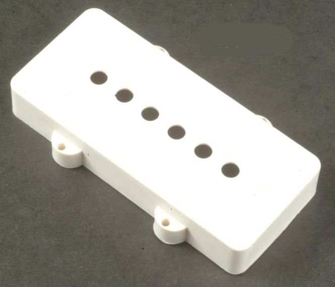 Hovedbilde Mikrofondeksel for Fender Jazzmaster - hvit plast