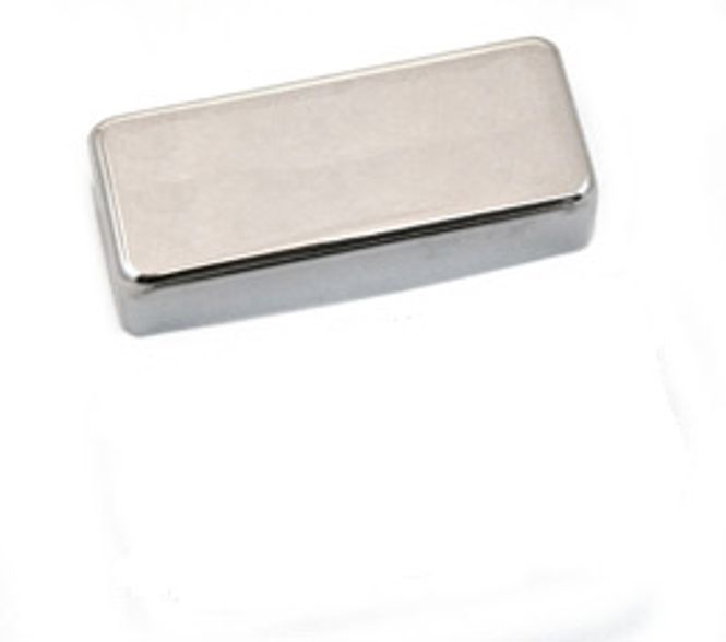Hovedbilde Mini Humbucker Pickup Cover 50mm - krom - uten hull