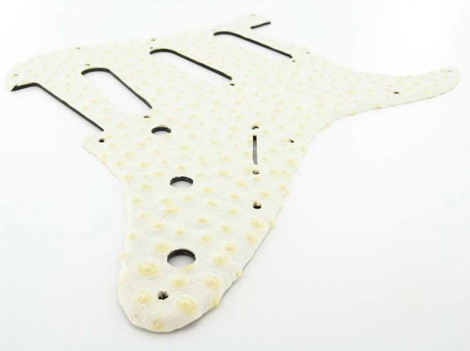 Hovedbilde Stratocaster SSS - SynSkin struts- hvit