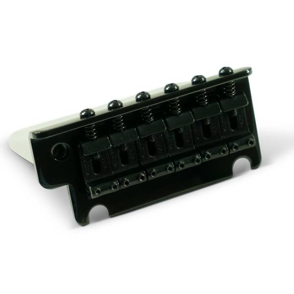 Kluson 2 Post Steel Block Tremolo Bridge - Svart