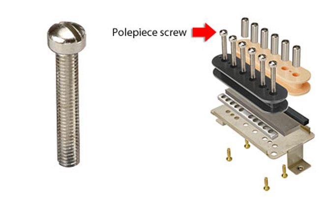 Hovedbilde Polepiece skrue for humbucker - USA